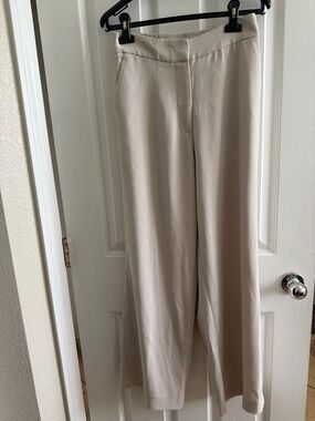 Quince Wide Leg Trousers Light Beige